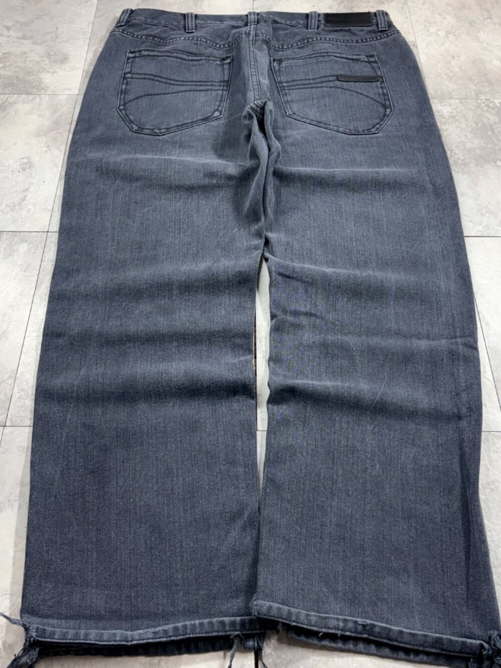 Sean John Baggy Jeans 40x32 Gray Hip Hop Y2K